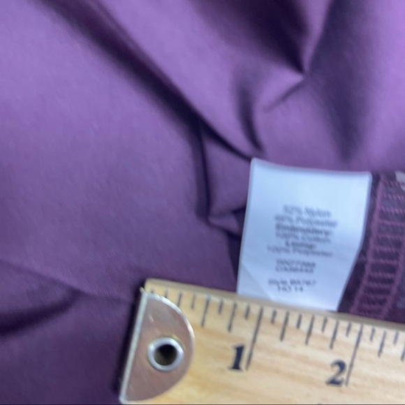 Madewell Sz 0 Dushkeer Dress Burgundy Embroidery Party - Picture 11 of 12